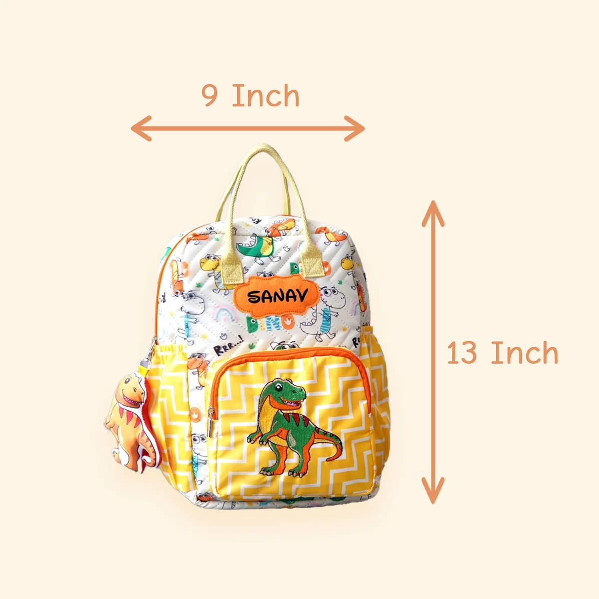 Personalised Box bagpack Dinosaur (2)