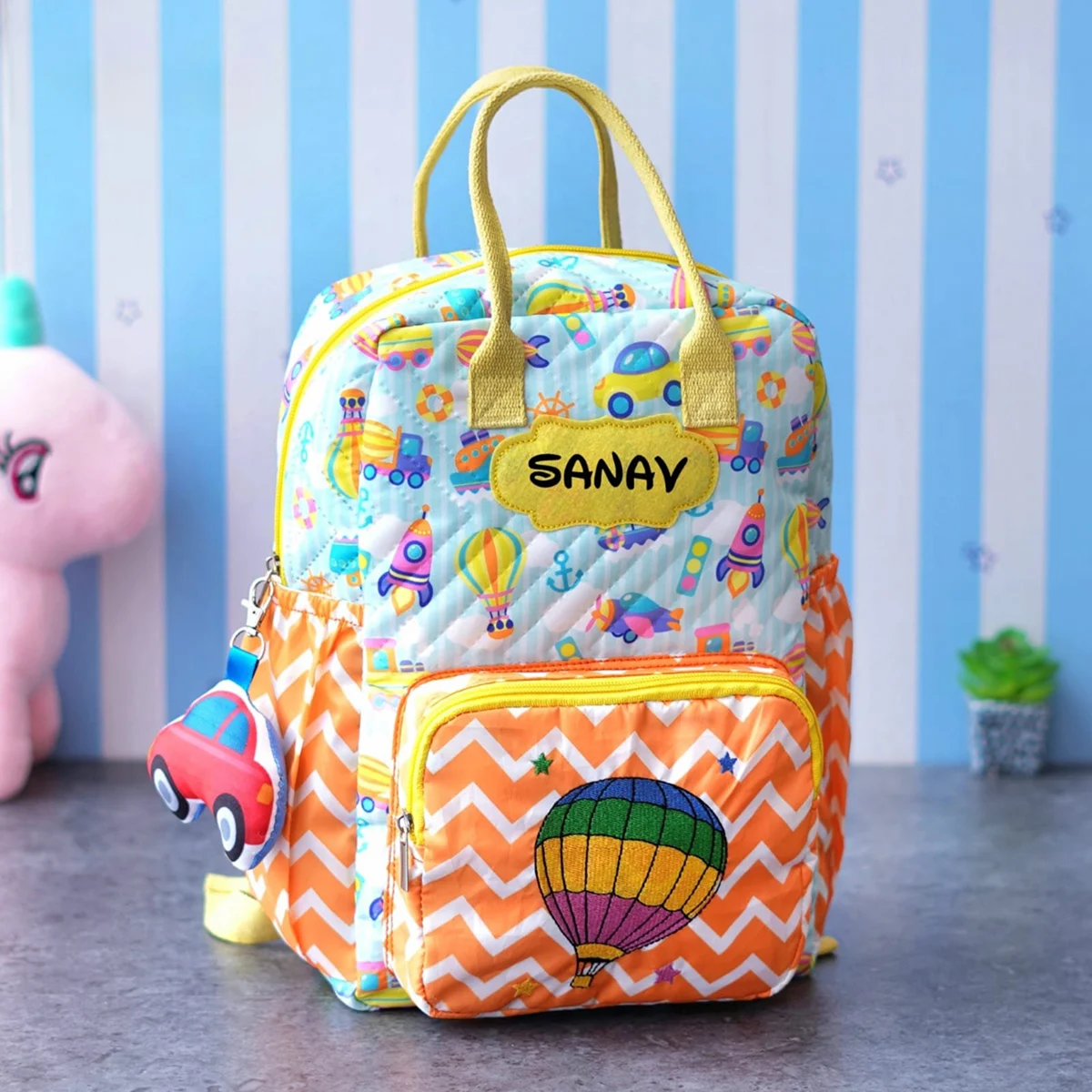 Personalised Box bagpack Transport (3)