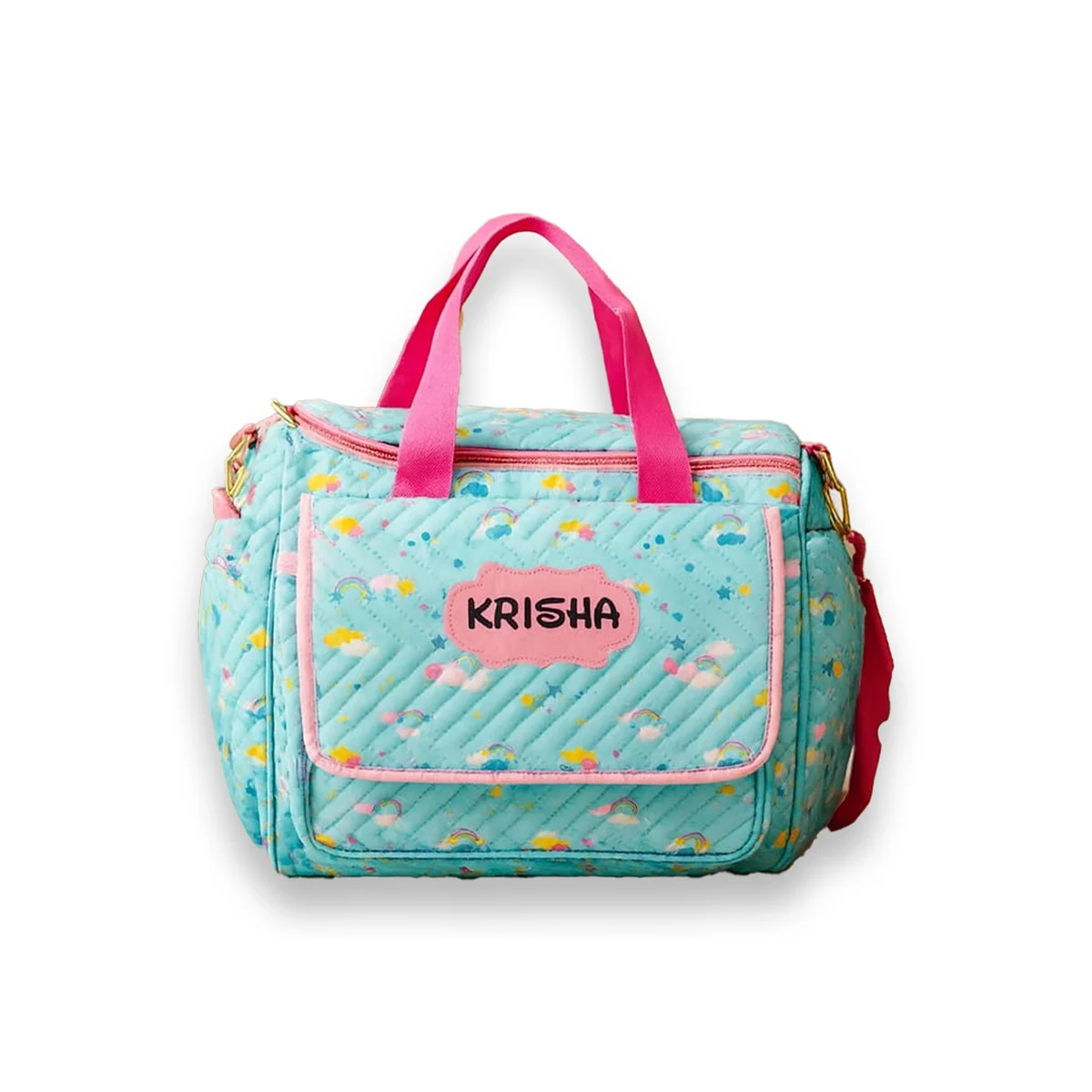 Personalised Premium Mommy Bag Rainbow