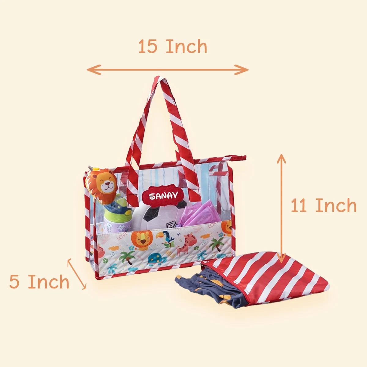 Personalised Premium Swimming Bag Jungle (2)