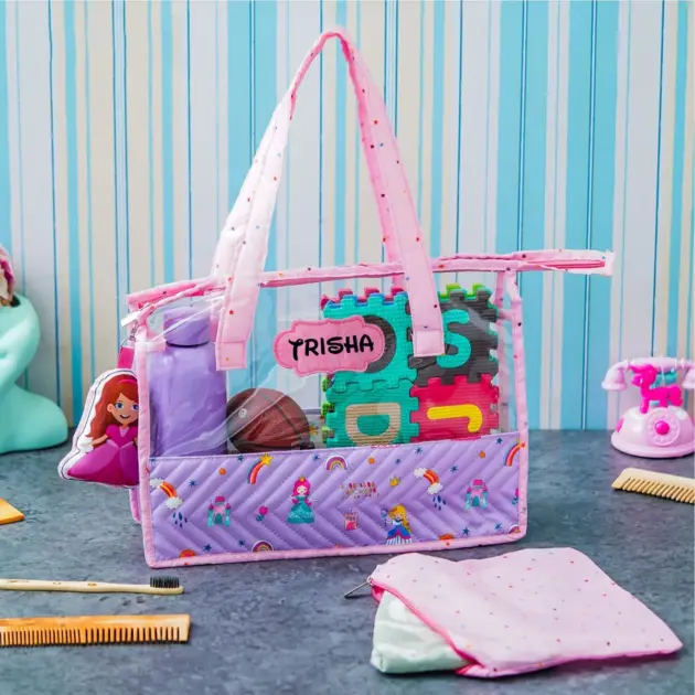 Personalised Premium Swimming Bag Princess Doll (2)