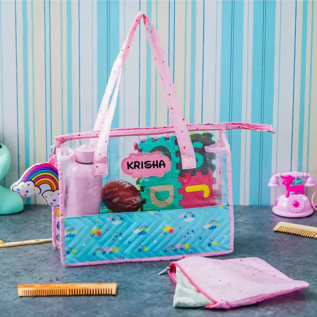 Personalised Premium Swimming Bag Rainbow (3)